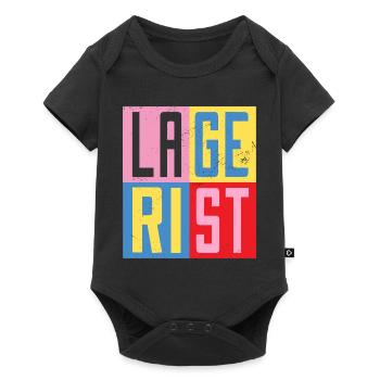 Warehouse Design - Baby Premium short-sleeve bodysuit - black - Front