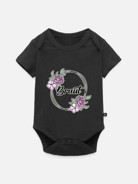 Braut Junggesellinnenabschied - Baby Premium Kurzarmbody - Schwarz
