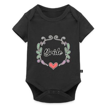 Enterrement de vie de jeune fille de mariée - Body à manches courtes Premium Bébé - noir - Devant