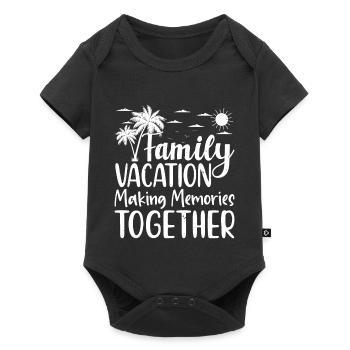 Family Vacation Making Memories Together - Baby Premium short-sleeve bodysuit - black - Front