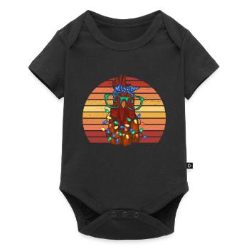 Chicken Mom Christmas Chicken Christmas Gift - Baby Premium short-sleeve bodysuit - black - Front