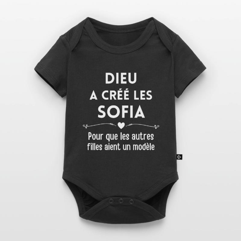 Sofia, prénom Sofia, anniversaire Sofia Body à manches courtes Premium Bébé