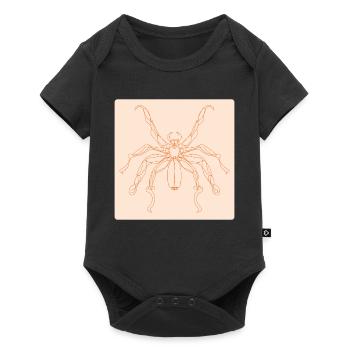 LINE ART SPIDER - HALLOWEEN COSTUMES - MINIMALISM - Baby Premium short-sleeve bodysuit - black - Front