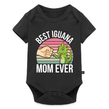 Iguana Pets | Reptiles Reptile Animals Gift - Baby Premium short-sleeve bodysuit - black - Front