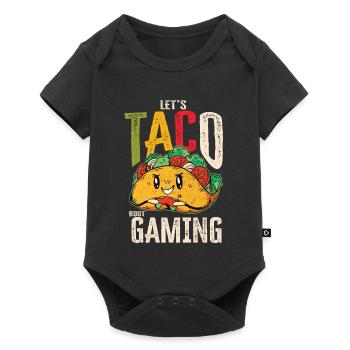 Let’s Taco Bout Gaming Geek - Body à manches courtes Premium Bébé - noir - Devant