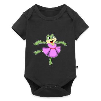 Frog Ballerina Ballet Dance - Baby Premium short-sleeve bodysuit - black - Front
