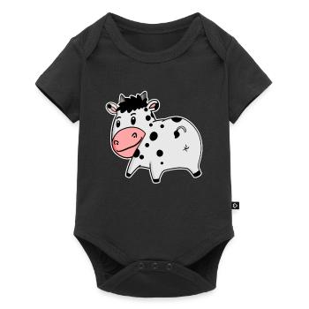 Cow Ass - Cow Butt - Baby Premium short-sleeve bodysuit - black - Front
