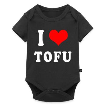 J'adore le tofu - Body à manches courtes Premium Bébé - noir - Devant