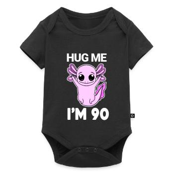90 Birthday - 90 Years - Embrace - Baby Premium short-sleeve bodysuit - black - Front