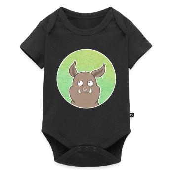 Wild boar - Baby Premium short-sleeve bodysuit - black - Front