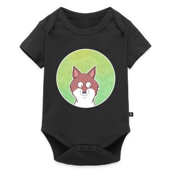 Fox - Baby Premium short-sleeve bodysuit - black - Front