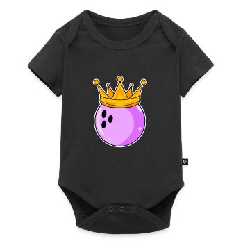 Bowling Women Partner Look - Baby Premium short-sleeve bodysuit - black - Front