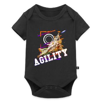 Agility Dog Sport Dog Sports Dog Training - Body à manches courtes Premium Bébé - noir - Devant