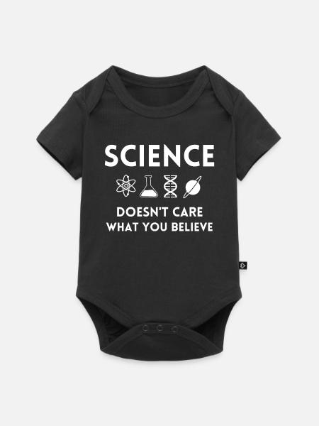 science, fan de science, scientifique - Body à manches courtes Premium Bébé - noir