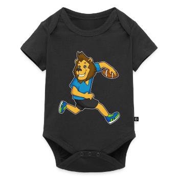 Sports de football américain des Lions - Body à manches courtes Premium Bébé - noir - Devant
