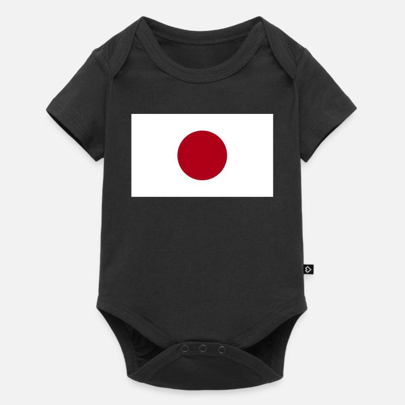 Drapeau national du Japon - Body à manches courtes Premium Bébé - noir