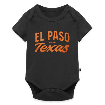 El Paso Texas Script Logo - Baby Premium short-sleeve bodysuit - black - Front