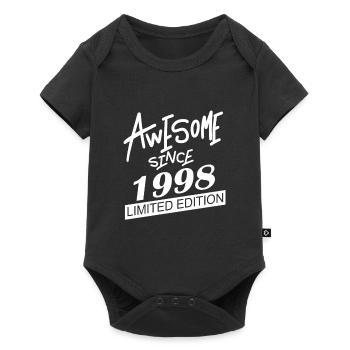 1998 - Born 1998 - Fantastic since 1998 - Baby Premium short-sleeve bodysuit - black - Front