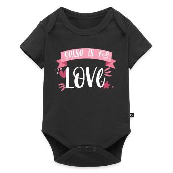 La salsa est mon amour! Cadeau Latino Dancer - Body à manches courtes Premium Bébé - noir - Devant