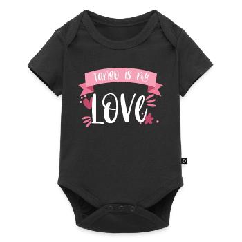 Tange Tänzerin - Tango is my Love! Geschenk - Baby Premium Kurzarmbody - Schwarz - Vorne