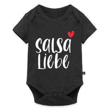 Tänzerin Tänzer tanzen Geschenk Salsa Liebe! - Baby Premium Kurzarmbody - Schwarz - Vorne