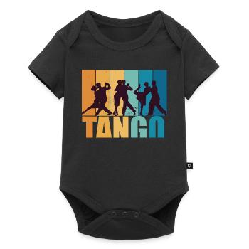 Tango Dancer Dance Vintage Retro Cadeau - Body à manches courtes Premium Bébé - noir - Devant