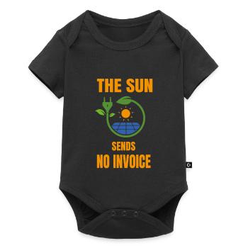 Soleil Pas de facture système solaire énergie solaire - Body à manches courtes Premium Bébé - noir - Devant