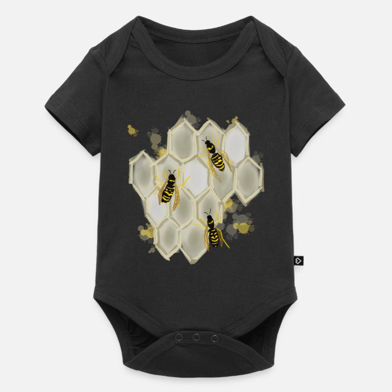 Guêpes - Body à manches courtes Premium Bébé - noir
