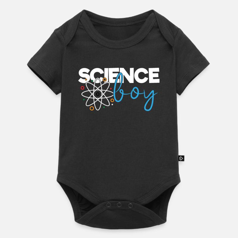 Science Boy - Baby Premium Kurzarmbody - Schwarz