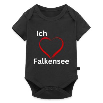 Ich liebe fks - Baby Premium Kurzarmbody - Schwarz - Vorne