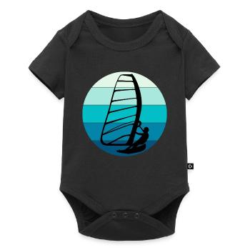 Planche à voile Planche à voile Planche à voile Surf Water Sport - Body à manches courtes Premium Bébé - noir - Devant