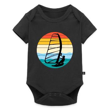 Planche à voile Planche à voile Planche à voile Surf Water Sport - Body à manches courtes Premium Bébé - noir - Devant