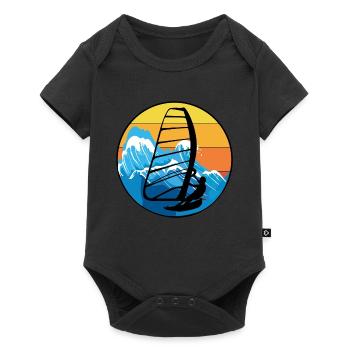 Planche à voile Planche à voile Planche à voile Surf Water Sport - Body à manches courtes Premium Bébé - noir - Devant
