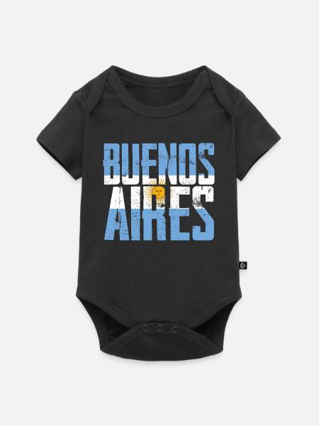 Buenos Aires Argentinien - Premium kortærmet baby-body  - sort
