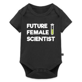Future Female Scientist - Baby Premium short-sleeve bodysuit - black - Front
