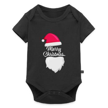 Noël, noël, noël, noël, noël, noël, noël, noël - Body à manches courtes Premium Bébé - noir - Devant