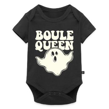 Tenue Boule Queen Queen pour les joueurs de boules - Body à manches courtes Premium Bébé - noir - Devant