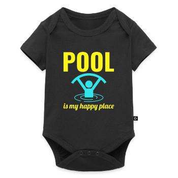 Water Aerobics Aquatic fitness Aqua Exercise Pool - Baby Premium short-sleeve bodysuit - black - Front