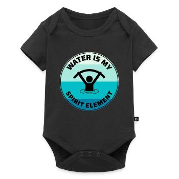 Water Aerobics Aquatic fitness Aqua Exercise - Baby Premium short-sleeve bodysuit - black - Front