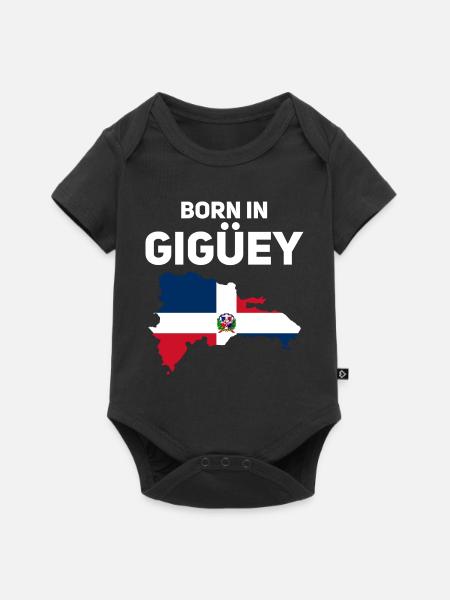 Dominikanische Republik - Baby Premium Kurzarmbody - Schwarz