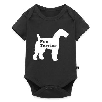 Fox-terrier - Body à manches courtes Premium Bébé - noir - Devant
