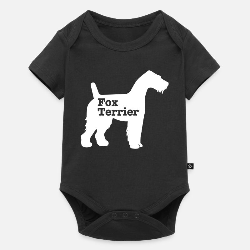 Fox Terrier - Baby Premium short-sleeve bodysuit - black
