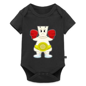 Chess Piece Tower Chess - Baby Premium short-sleeve bodysuit - black - Front