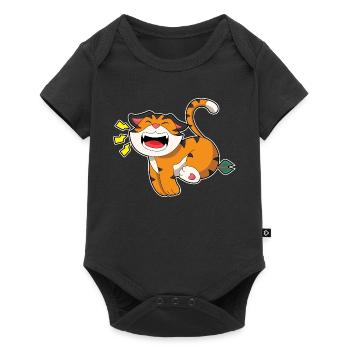 Flèche du Tigre - Body à manches courtes Premium Bébé - noir - Devant