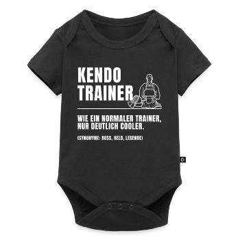Kendo Trainer Definition - Baby Premium Kurzarmbody - Schwarz - Vorne