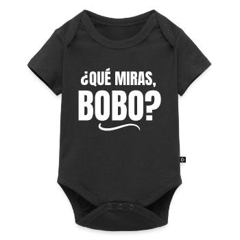 Argentine, foot, fan de foot, qué miras bobo - Body à manches courtes Premium Bébé - noir - Devant