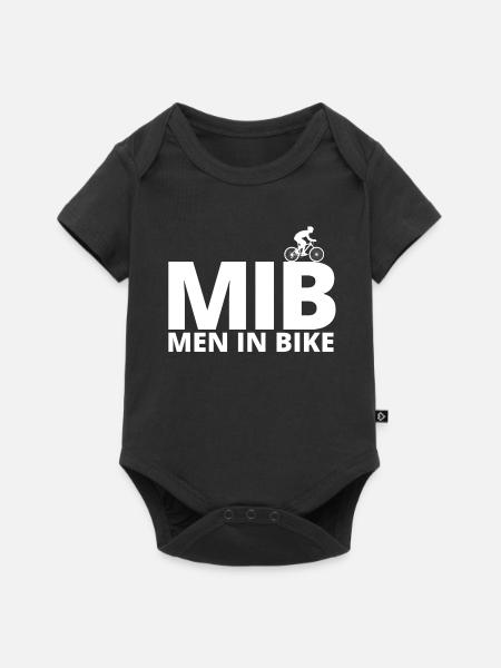 Radfahren, Radfahrer, Fahrradfan - Baby Premium Kurzarmbody - Schwarz
