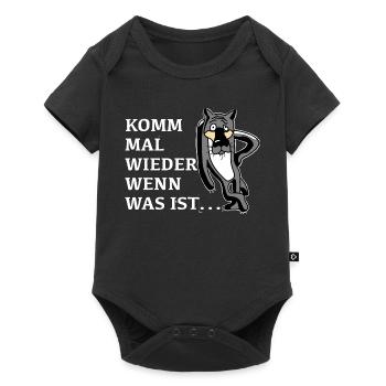 Russisch Russland Zeichentrickfilm Geschenk UDSSR - Baby Premium Kurzarmbody - Schwarz - Vorne