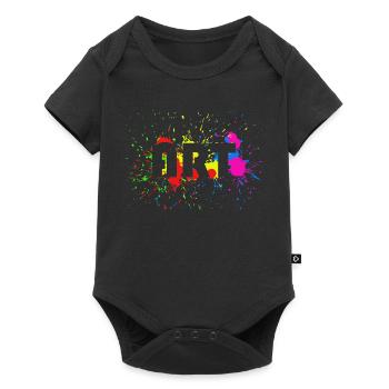Art - Abstract Color Spots Design - Art - Baby Premium short-sleeve bodysuit - black - Front