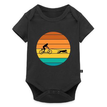 Bikejoring DogScooting Dog Sport Bike Bicycle Ride - Body à manches courtes Premium Bébé - noir - Devant